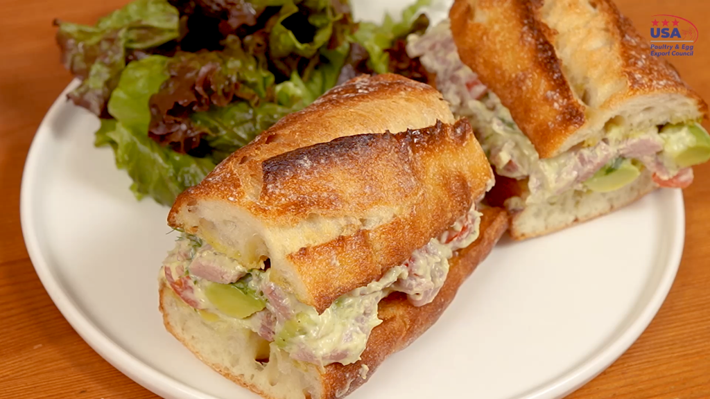 和えるだけ！USドラムスティックのターキーサンド